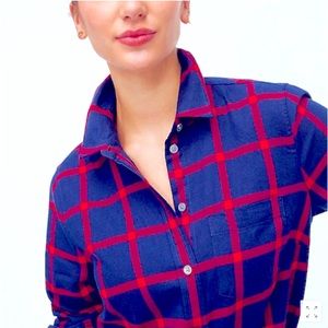 J. Crew Flannel Button Down Shirt